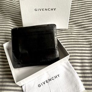 Givenchy Men’s Black Distressed Leather Wallet